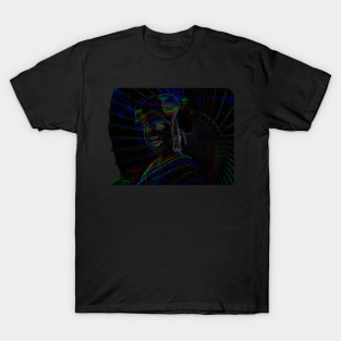 Japanese Geisha - Neon T-Shirt